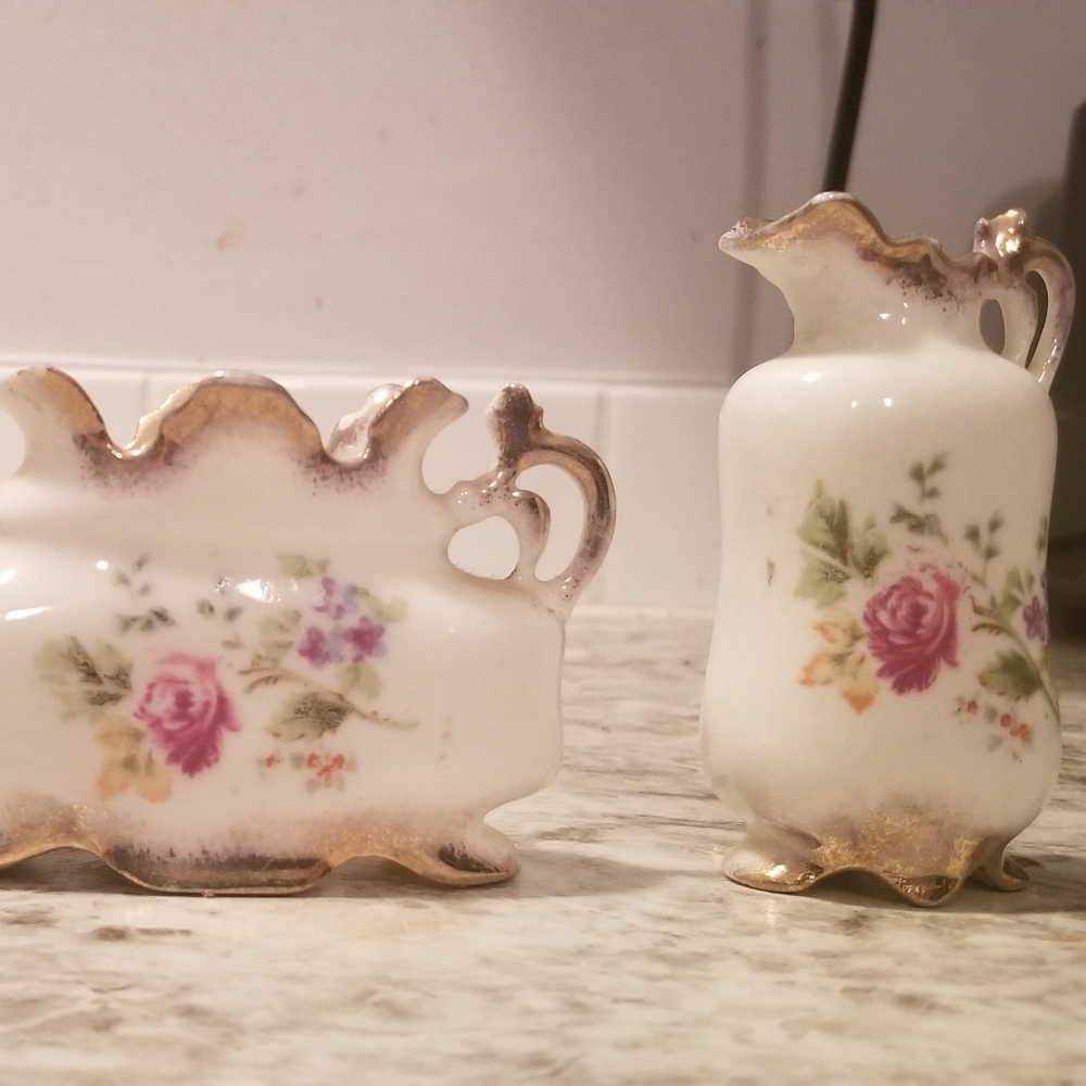 Mini cream and sugar